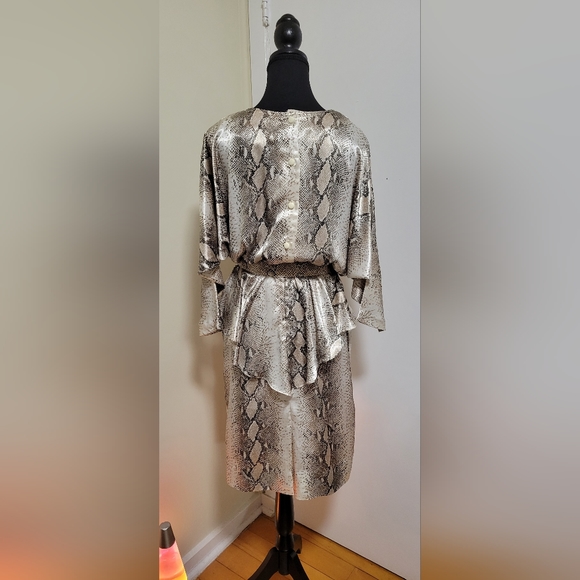 Vintage snakeskin print dress - Picture 5 of 5